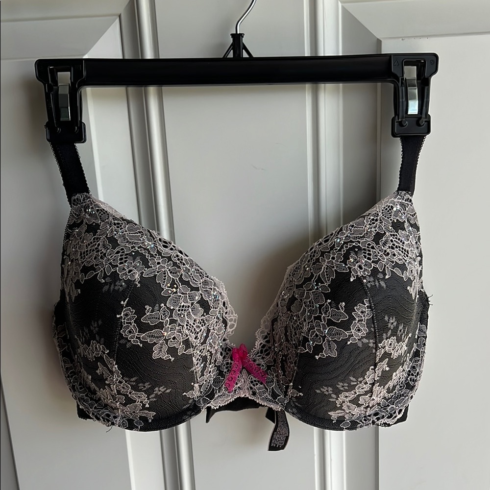 Elegant Black Lace Bra